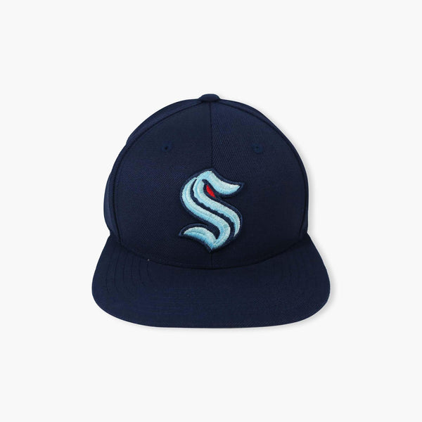 Seattle Kraken Navy Dual Logo Snapback