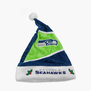Seattle Seahawks Holiday Santa Hat