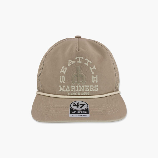 Seattle Mariners Khaki Ranchero Mesh Trucker Hat