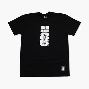 2026 FIFA World Cup Trophy Lights Black Premium Heavyweight T-Shirt