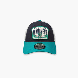 Seattle Mariners Patch Teal Trucker Hat