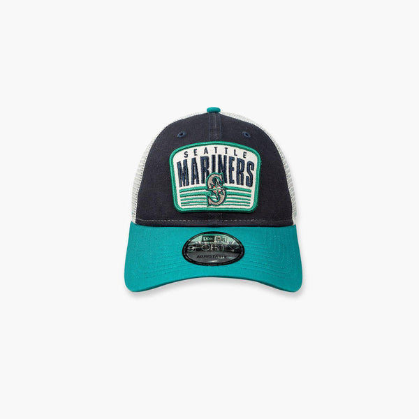 Seattle Mariners Patch Teal Trucker Hat