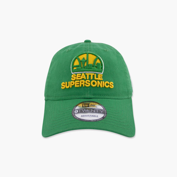 Seattle SuperSonics New Era Green Skyline Adjustable Hat