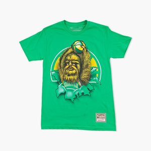 Seattle SuperSonics Kelly Green Sasquatch Breakout T-Shirt