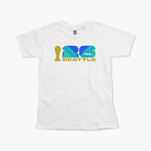 2026 FIFA World Cup Seattle City Badge White Women's T-Shirt