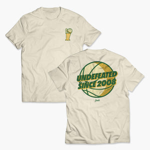 Undefeated Since 2008 Cream Premium T-Shirt