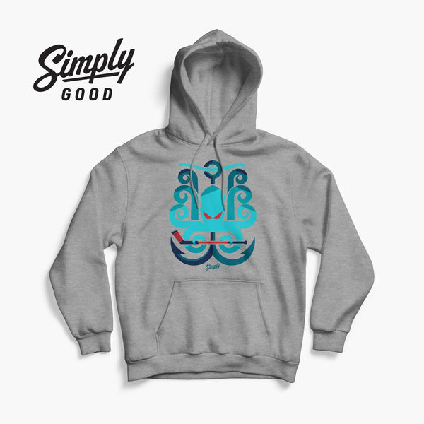 Power Play Hocktopus Grey Hoodie