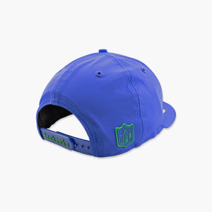 Seattle Seahawks 2026 Sideline Royal Throwback Performance Snapback - Youth