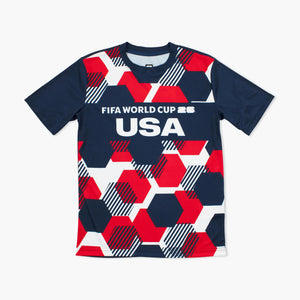 FIFA World Cup US Soccer Geo Strike Performance T-Shirt - Youth