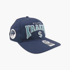 Seattle Kraken Navy Hard Hat Snapback