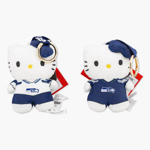 Seattle Seahawks Hello Kitty Home & Away 2 Pack Backpack Keychain