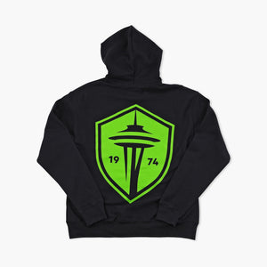 Seattle Sounders Black Foundation Hoodie