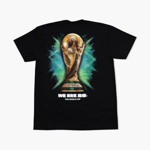 2026 FIFA World Cup Trophy Lights Black Premium Heavyweight T-Shirt