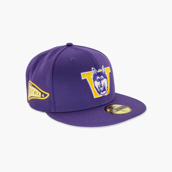 Washington Huskies Classic Throwback Est. 1861 Pennant Fitted Hat