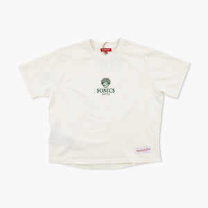 Seattle SuperSonics Women's Core Essentials Crop Boxy T-Shirt