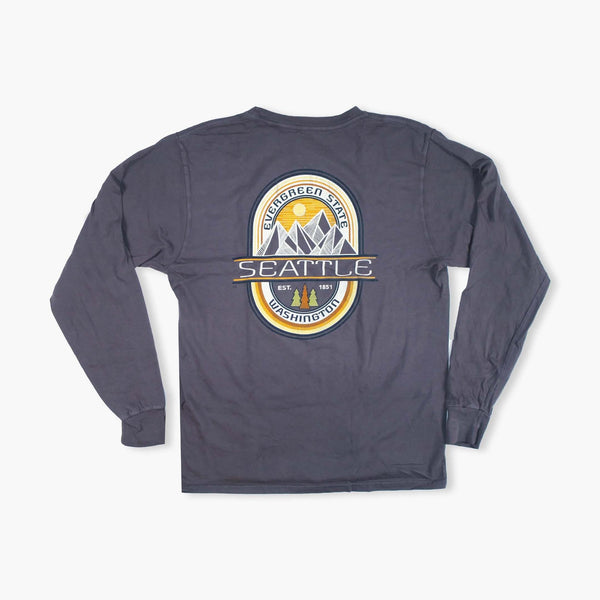 Log Roller Mountain Coal LS T-Shirt