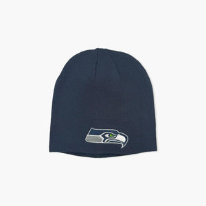 Seattle Seahawks Light Navy Beanie