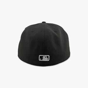 Seattle Mariners Steelheads Black Arched 50th Anniversary Fitted Hat