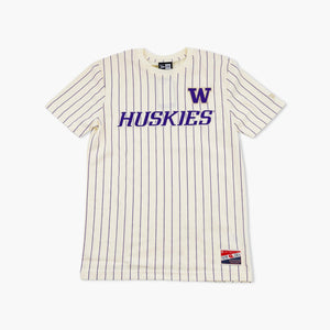 Washington Huskies Cream Pinstripe T-Shirt