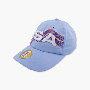FIFA World Cup 26 US Soccer Light Blue Wave Adjustable Hat