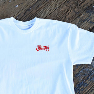 The Gameday White T-Shirt, Big Dumper Collection
