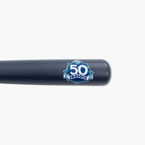 Seattle Mariners Navy Team 50th Anniversary Mini Bat