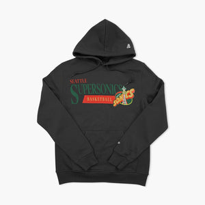 Seattle SuperSonics Black Space Needle Basketball Hoodie