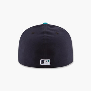 Seattle Mariners Navy/Teal Two-Tone 2025 Postseason Side Patch Fitted Hat