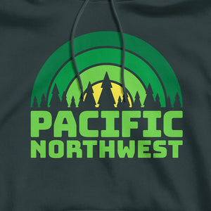 PNW Green Trees Hoodie