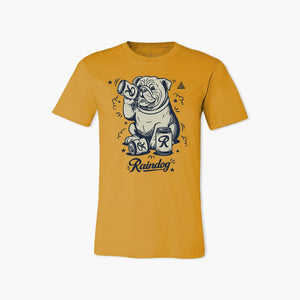Rainier Beer Antique Gold Raindog T-Shirt