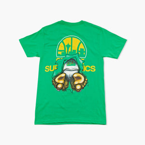 Seattle SuperSonics Kelly Green Sasquatch Breakout T-Shirt