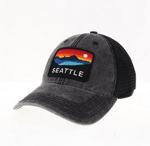 Horizon Black Seattle Trucker Hat
