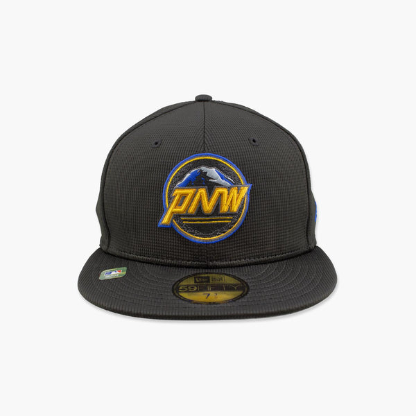 Seattle Mariners City Connect Badge Black Fitted Hat