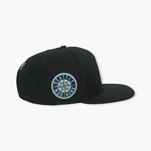 Seattle Mariners Pink Underbrim Black Snapback