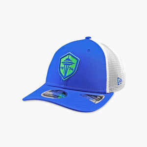 Seattle Sounders Royal Shield Trucker Hat