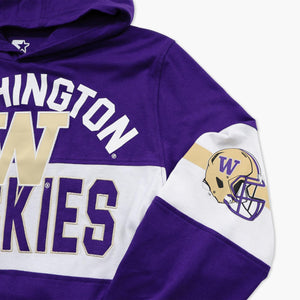 Washington Huskies Purple Stripe Lightweight Hoodie