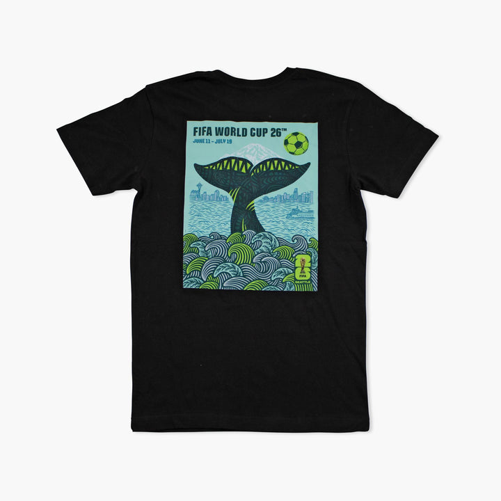 2026 FIFA World Cup Seattle Poster Black T-Shirt