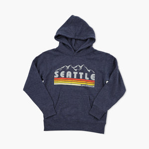 Bueller Heather Navy Seattle Youth Hoodie