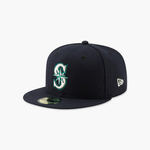 Seattle Mariners Randy Johnson Navy Fitted Hat