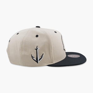 Seattle Kraken Cream and Black Two-Tone Snapback