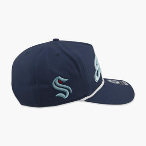 Seattle Kraken Navy Overhand Snapback