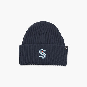 Seattle Kraken Navy Harbor Cuff Beanie