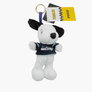 Seattle Seahawks Snoopy Peanuts 6" Plush Keychain