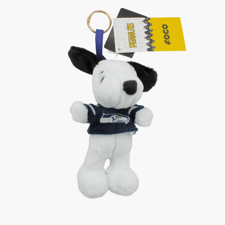 Seattle Seahawks Snoopy Peanuts 6" Plush Keychain