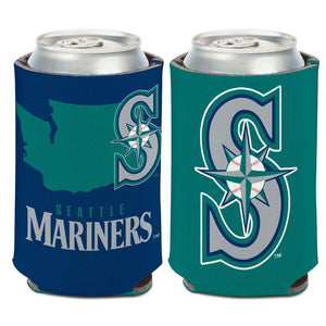 Seattle Mariners State Shape Can Cooler