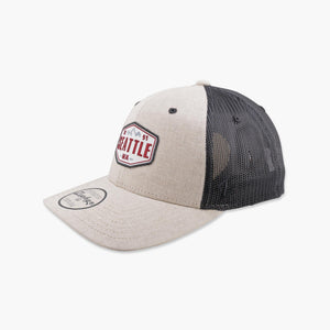 Gossiper Mountains Oatmeal/Black Seattle Trucker Hat