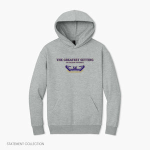 Washington Huskies Gray The Greatest Setting Statement Heavyweight Hoodie