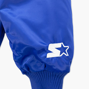Seattle Seahawks Royal Throwback Satin Starter Jacket