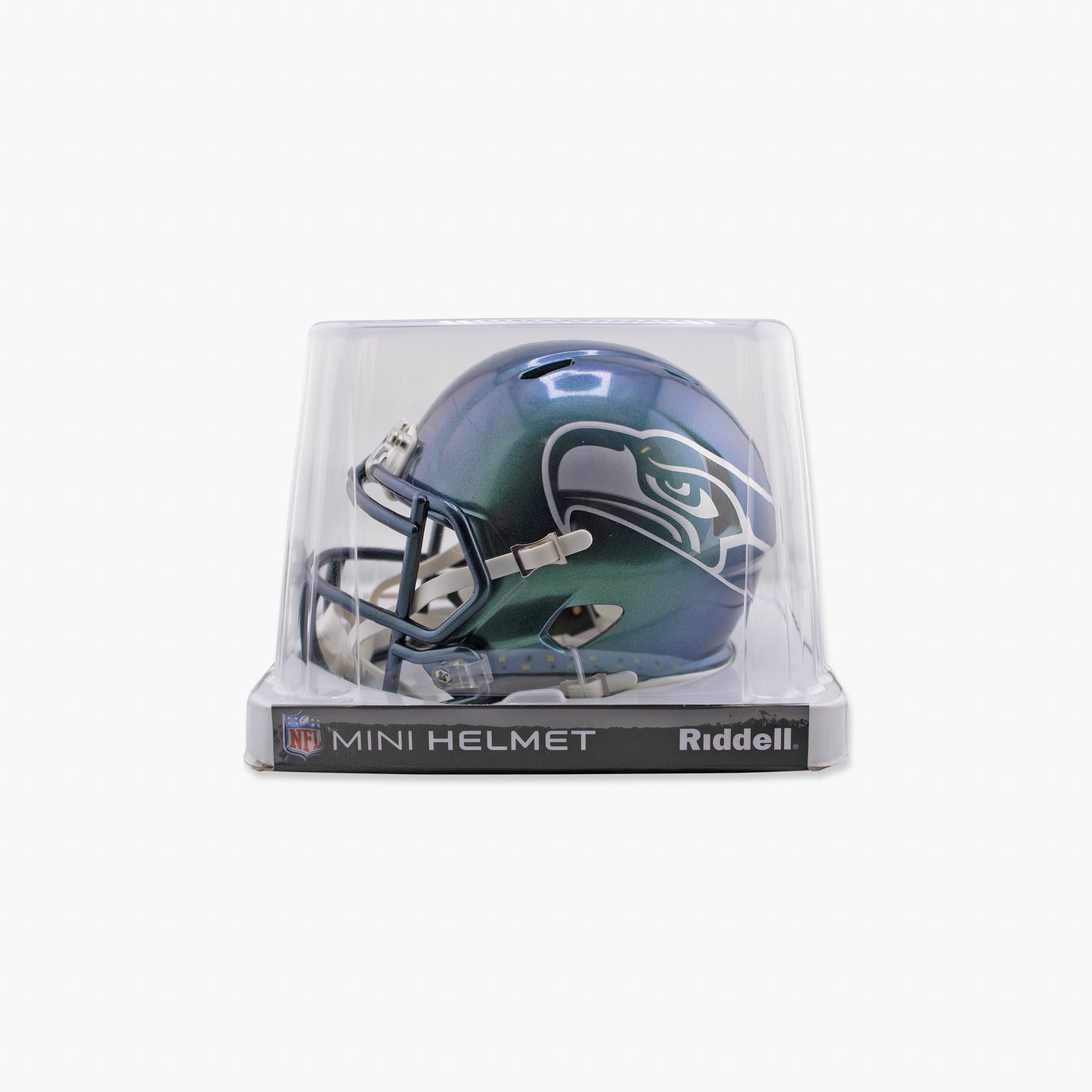 Seattle Seahawks 2025 Rivalries Speed Riddell Mini Football Helmet