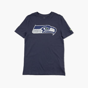 Seattle Seahawks Navy Primary Logo T-Shirt